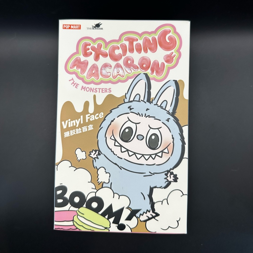 Labubu Exciting Macaron Vinyl Face Plushie - Sea Salt Coconut